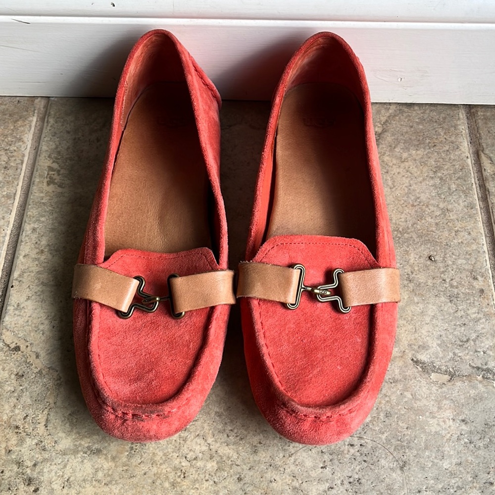 Ugg Orange Driving Loafers | WomenSize 9